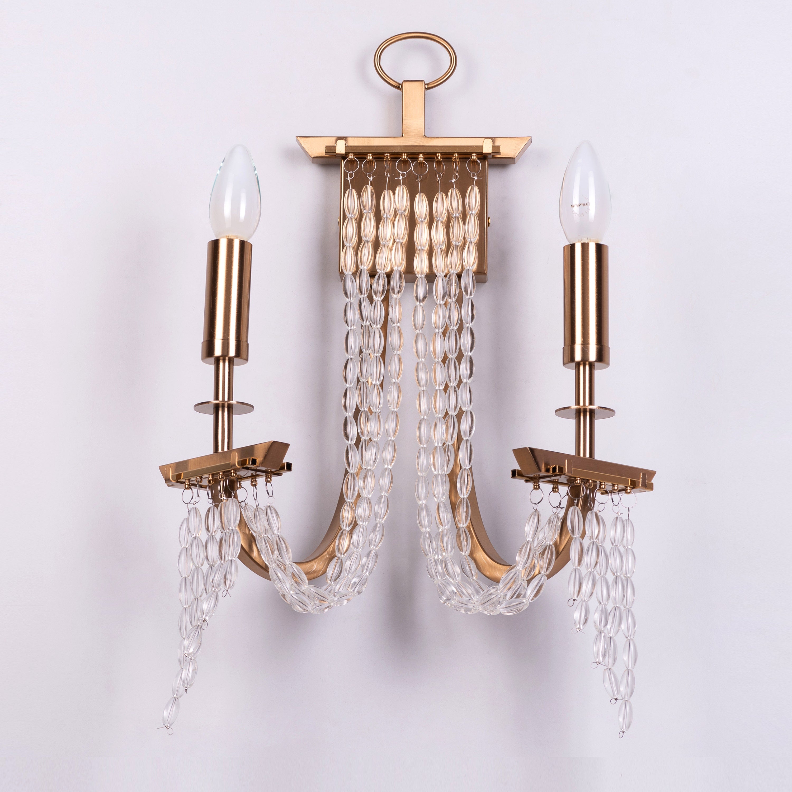 Cupids Kiss (Gold) Crystal Wall Light