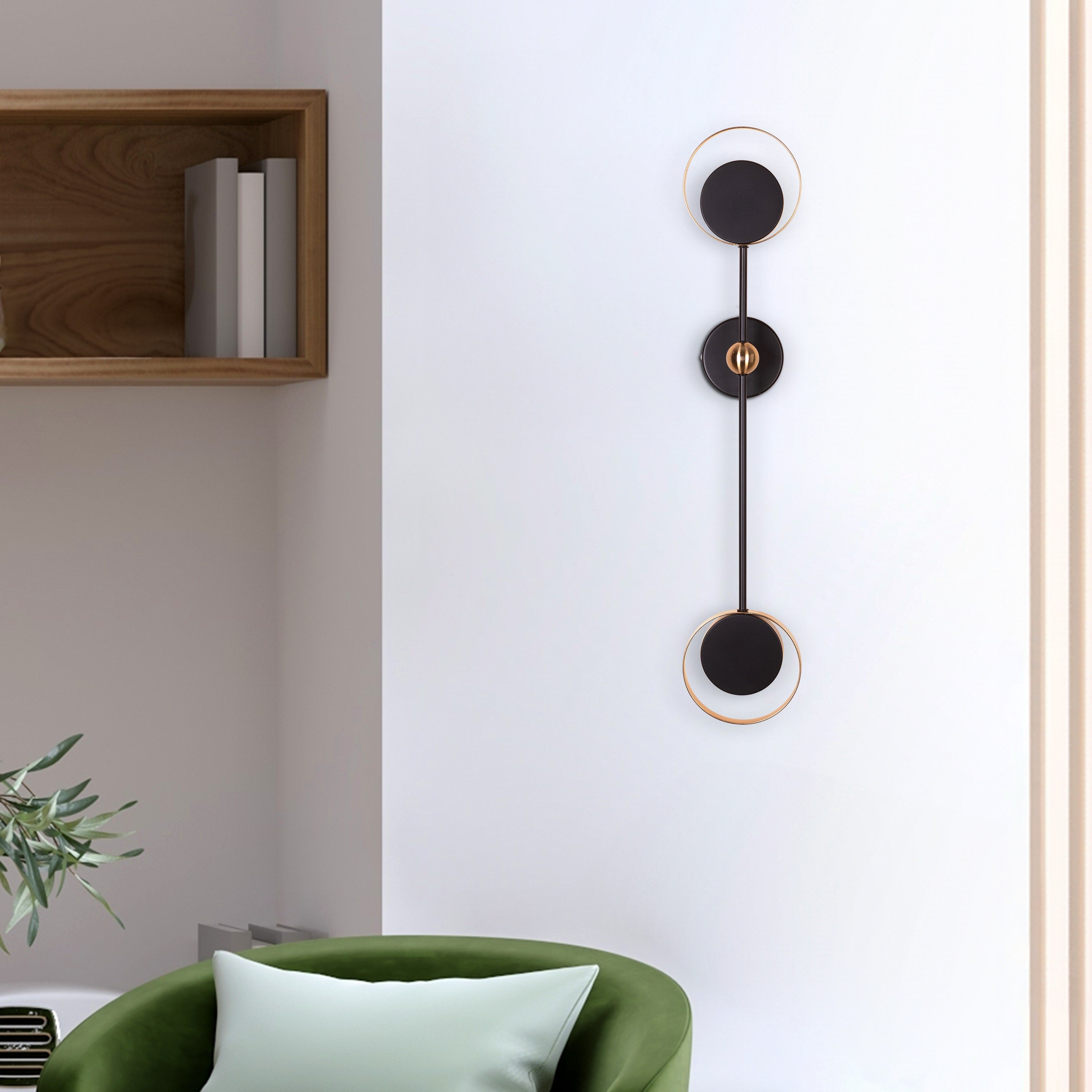 Been This Way (Black, Built-In LED) Wall Light