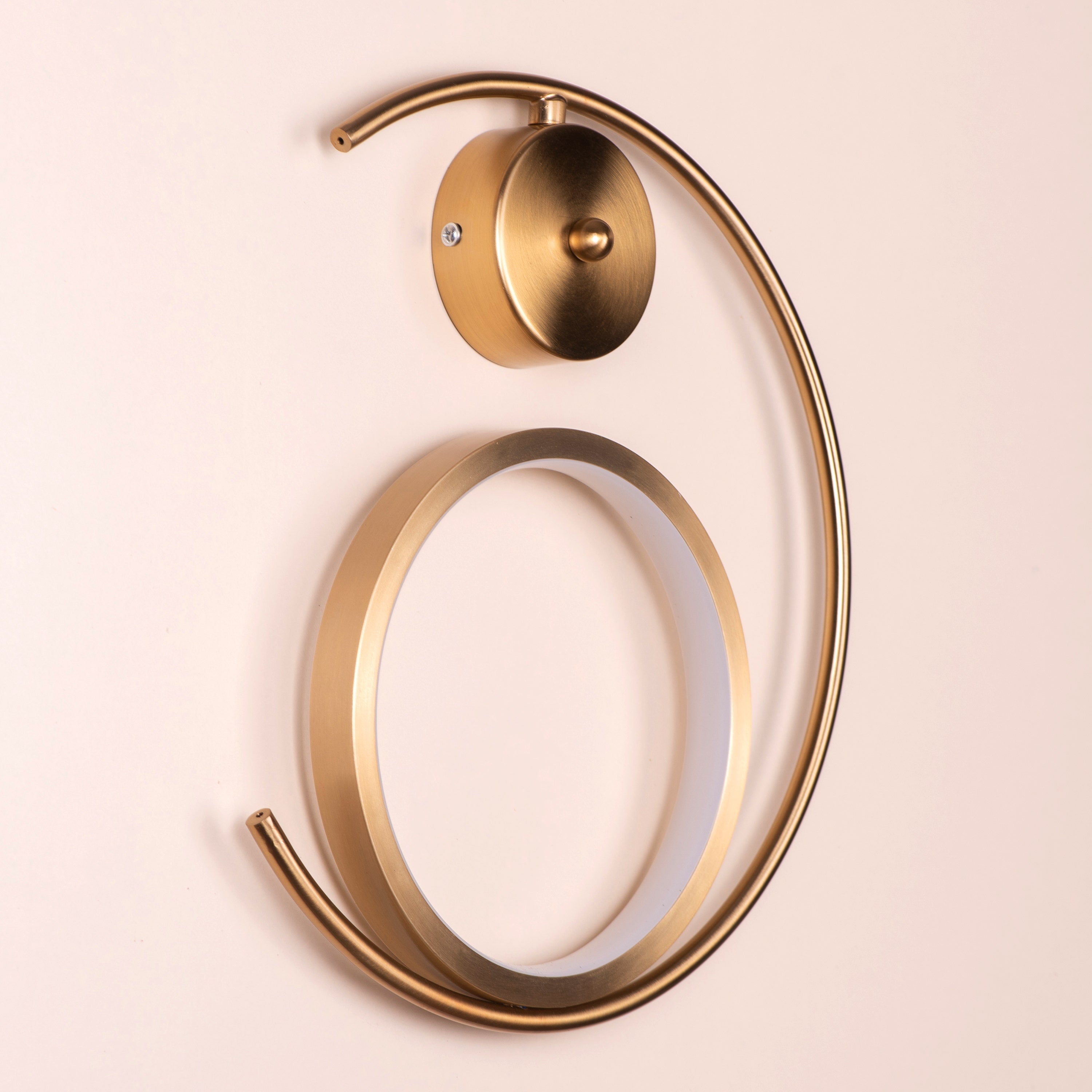 Playground (Gold, Built-In LED) Wall Light