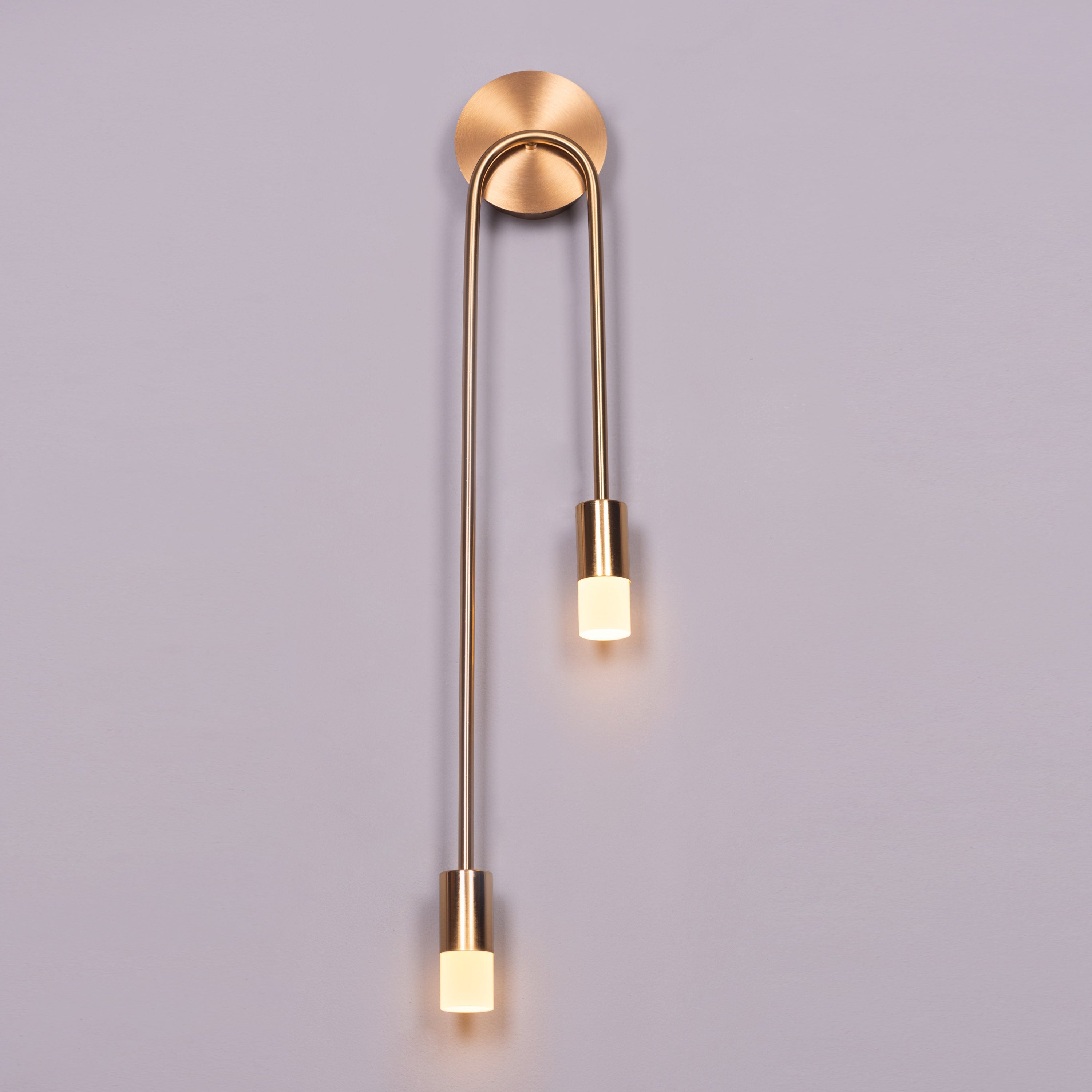 Homecoming (Large, Gold, Built-In LED) Wall Light