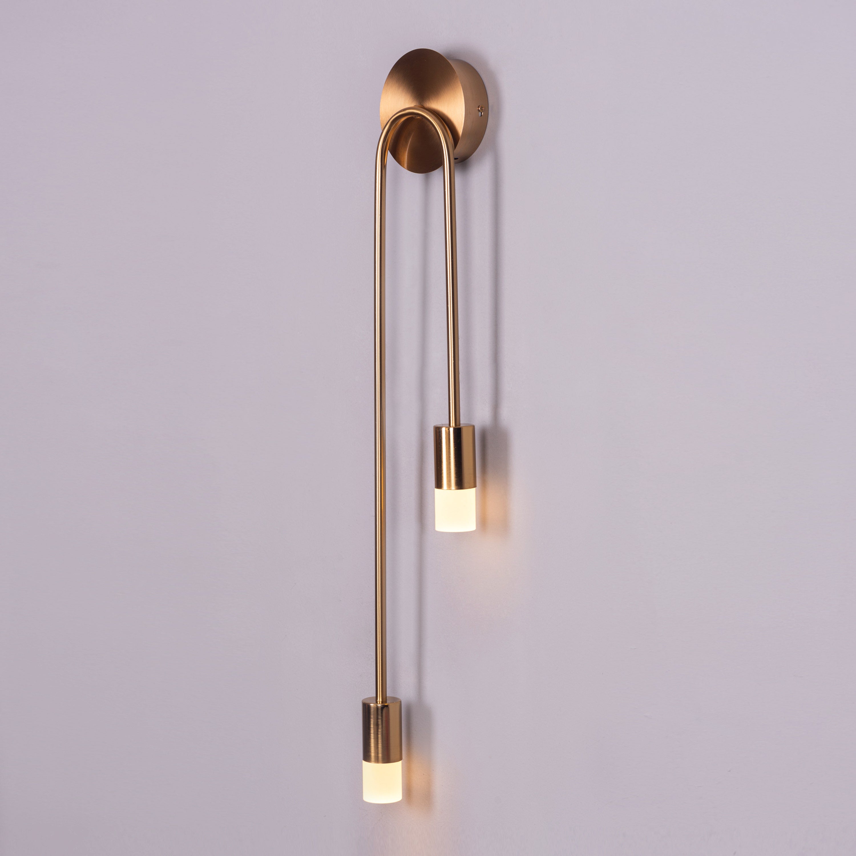 Homecoming (Large, Gold, Built-In LED) Wall Light
