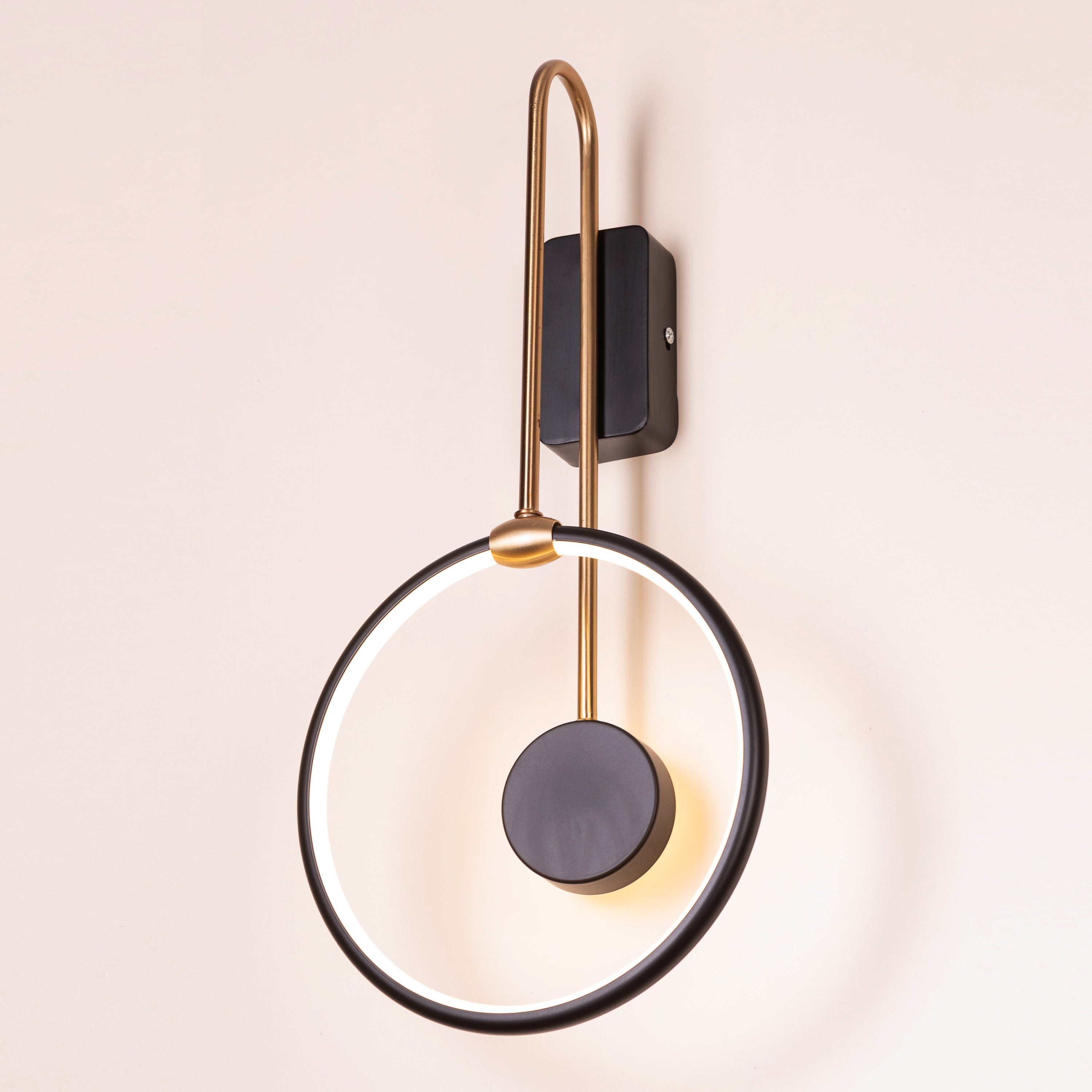 Been That Way (Black, Gold, Built-In LED) Wall Light
