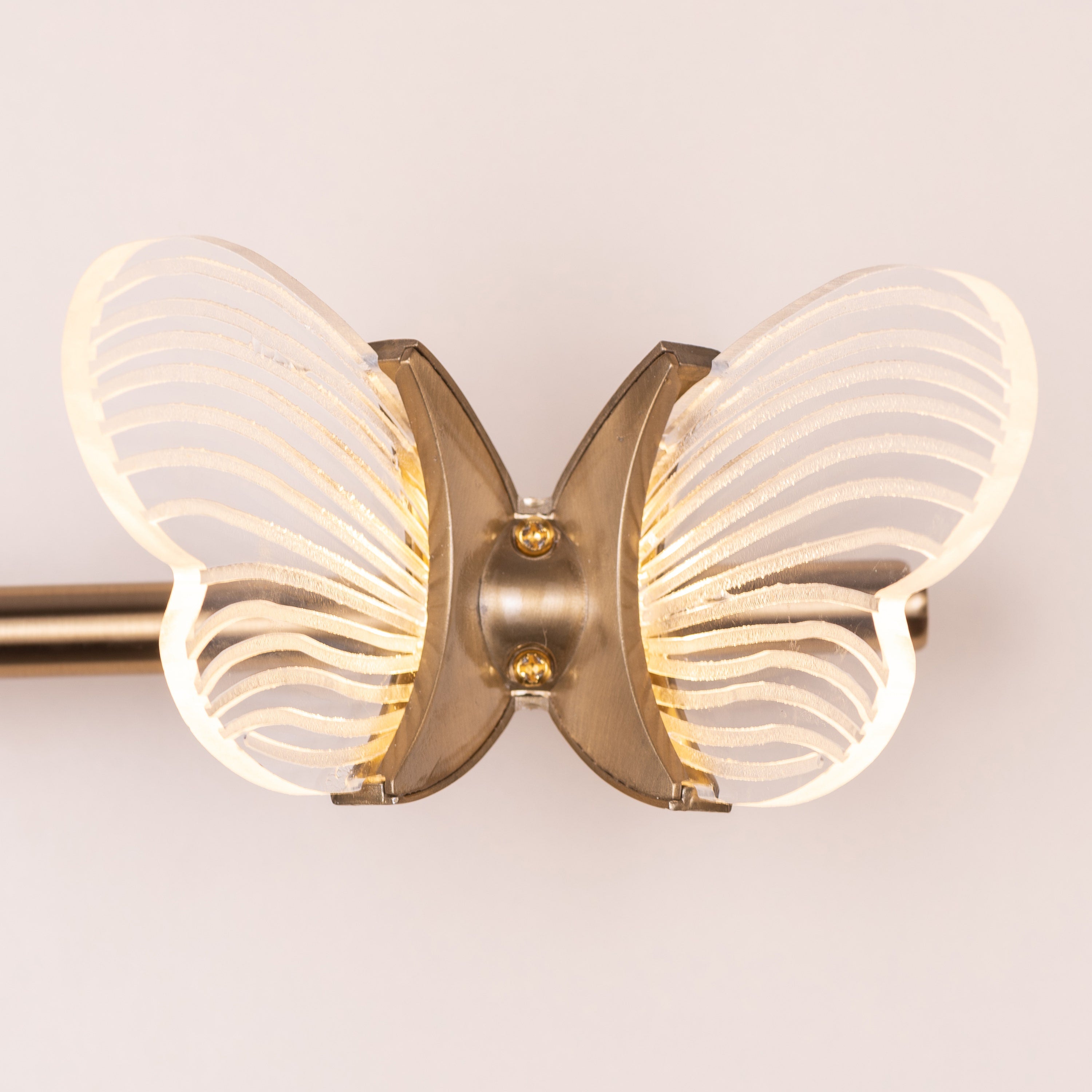 Butterfly Kisses (Gold, Built-In LED) Wall Light