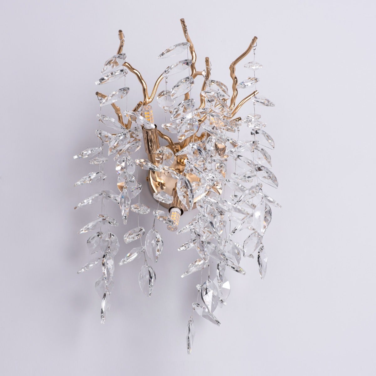 Moral Of The Story (Gold) Crystal Wall Light