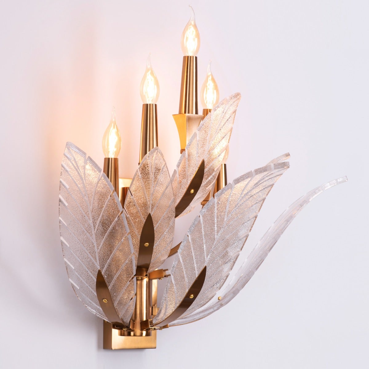 Trance (Large, Gold) Glass Wall Light