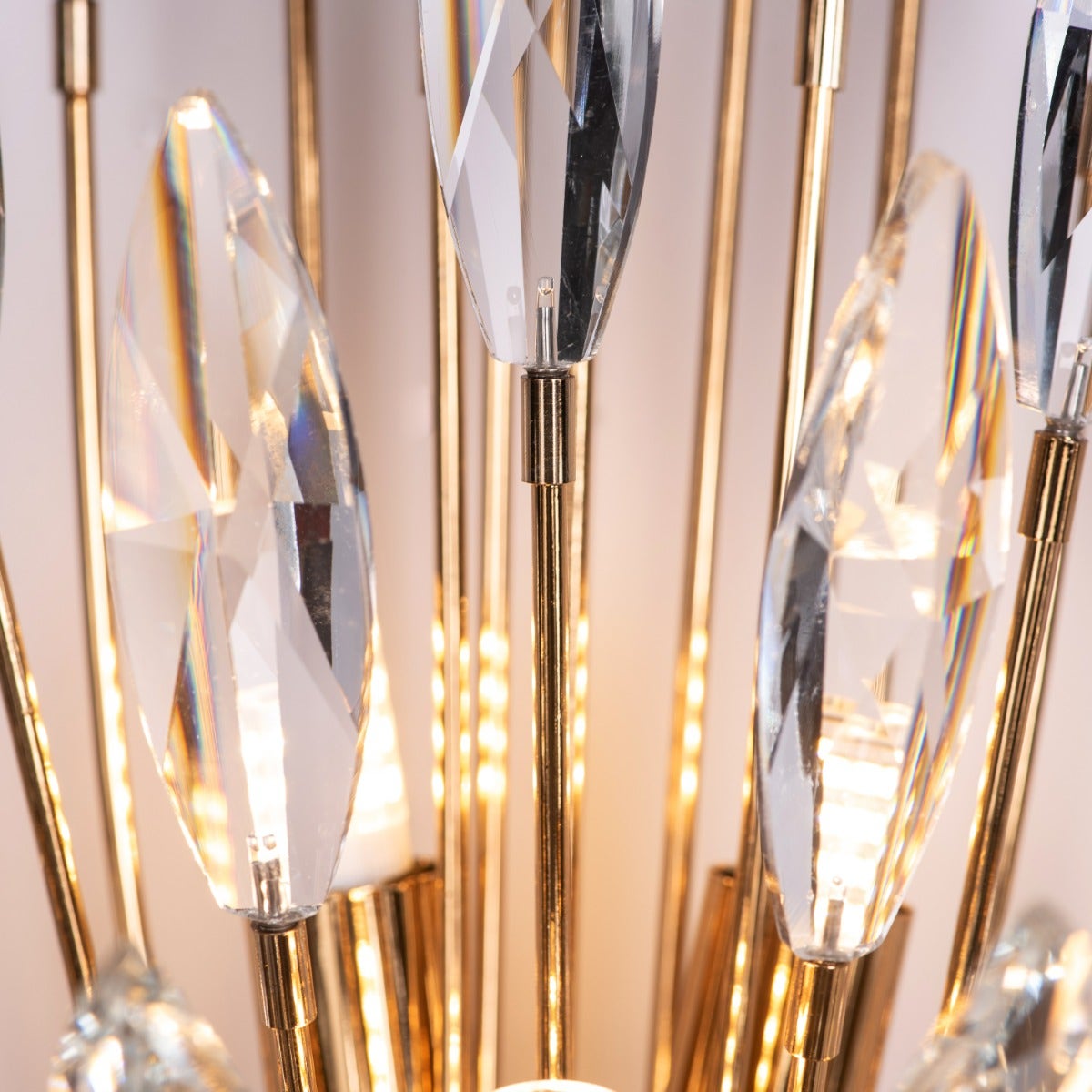 Jewel Of My Heart (Gold) Crystal Wall Light