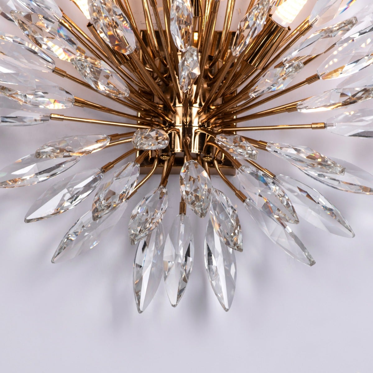 Jewel Of My Heart (Gold) Crystal Wall Light
