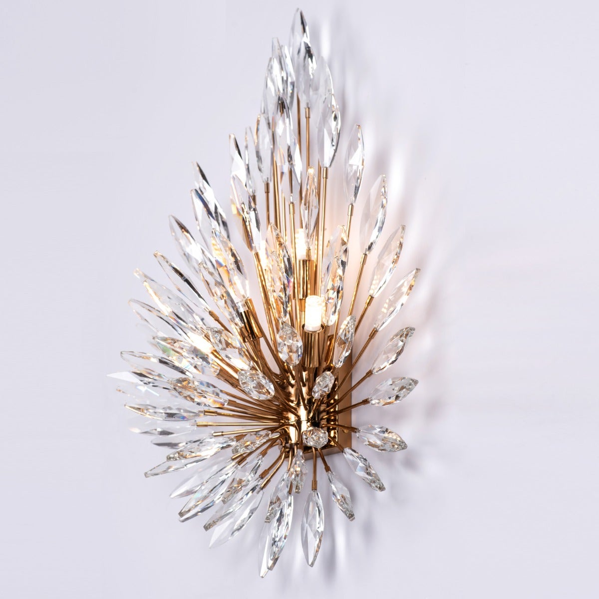 Jewel Of My Heart (Gold) Crystal Wall Light