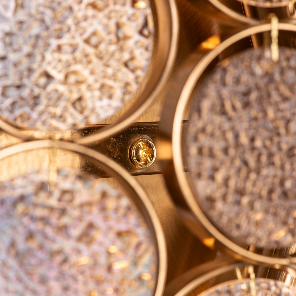 Louder Than Thunder (Gold) Crystal Wall Light